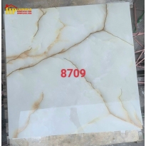 GẠCH LÁT NỀN 80X80 TRẮNG VÂN ĐÁ VÀNG NHẬP KHẨU