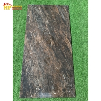 GẠCH LÁT NỀN 80X160 VÂN ĐÁ MARBLE NÂU ĐEN