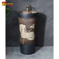 CHẬU LAVABO SƯ MỸ THUẬT TRỤ CĐC 17