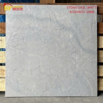 GẠCH LÁT NỀN 60X60 DÀY 12MM VÂN ĐÁ XÁM