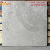 GẠCH LÁT NỀN 60X60 NHÁM VÂN ĐÁ 036 12MM