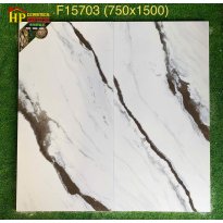 GẠCH ỐP LÁT 75X150 TRẮNG VÂN ĐEN 703 CAO CẤP