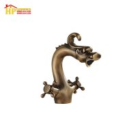 VÒI LAVABO NÓNG LẠNH ĐẦU RỒNG CỔ ĐIỂN S-10