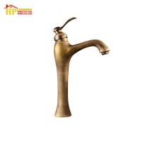 VÒI LAVABO ĐỒNG THAU THÂN CAO S-04