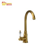 VÒI RỬA CHÉN NÓNG LẠNH ĐỒNG THAU CỔ ĐIỂN RC-07