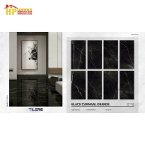 GẠCH LÁT NỀN 60X120 VÂN ĐÁ ĐEN TIA CHỚP