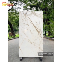 GẠCH LÁT NỀN 80X160 TRẮNG VÂN KHÓI NÂU CAO CẤP