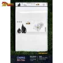 GẠCH ỐP TƯỜNG 30X60 TRẮNG TRƠN ĐIỂM BÔNG CÚC GIÁ RẺ 3679