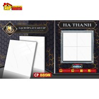 GẠCH LÁT NỀN 80X80 TRẮNG VÂN KHÓI NHẸ 8819