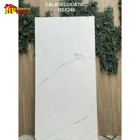GẠCH LÁT NỀN 120X240 TRẮNG VÂN KHÓI NHẸ NHẬP KHẨU CAO CẤP