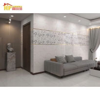 GẠCH ỐP TƯỜNG 30X60 TRẮNG VÂN KHÓI SIÊU BÓNG