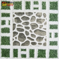 GẠCH SÂN VƯỜN 40X40 SỎI XÁM CỎ XANH GIÁ RẺ