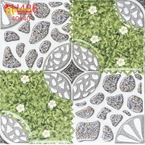 GẠCH SÂN VƯỜN 40X40 SỎI XÁM CỎ BÔNG GIÁ RẺ