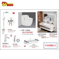 COMBO 6 MÓN THIẾT BỊ VỆ SINH C2042 CAO CẤP GIÁ RẺ