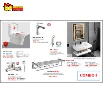 COMBO BÀN CẦU CHỈ VÀNG 6 MÓN CAO CẤP GIÁ RẺ