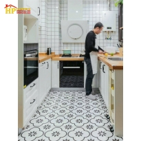 GẠCH ỐP LÁT 30X30 TRANG TRÍ BÔNG ĐEN CAO CẤP NHẬP KHẨU