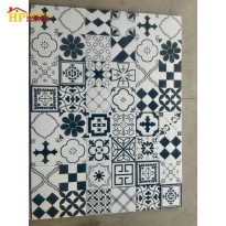 GẠCH ỐP LÁT 30X30 TRANG TRÍ BÔNG CỔ ĐIỂN TRẮNG ĐEN CAO CẤP GIÁ RẺ