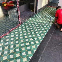 GẠCH 30X30 TRANG TRÍ GIẢ CỔ XANH 521 CAO CẤP GIÁ RẺ