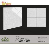 GẠCH LÁT NỀN 80X80 ĐÁ MÀI TRẮNG 8801 CAO CẤP GIÁ RẺ