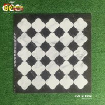 GẠCH LÁT NỀN 80X80 TRANG TRÍ CARO TRẮNG 8802
