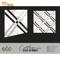 GẠCH LÁT NỀN 80X80 TRANG TRÍ TRẮNG ĐEN CHÉO 8801 CAO CẤP GIÁ RẺ