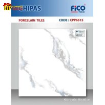 GẠCH LÁT NỀN 60X60 TRẮNG VÂN KHÓI TO 6615 CAO CẤP GIÁ RẺ