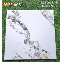 GẠCH LÁT NỀN 80X80 TRẮNG VÂN ĐÁ SỎI 6031 CAO CẤP GIÁ RẺ