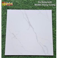 GẠCH LÁT NỀN 80X80 TRẮNG VÂN KHÓI 8804 CAO CẤP GIÁ RẺ