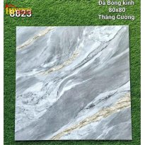 GẠCH LÁT NỀN 80X80 VÂN ĐÁ MARBLE XÁM 8823 CAO CẤP GIÁ RẺ