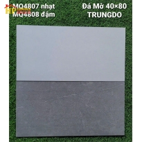GẠCH ỐP TƯỜNG 40X80 VÂN ĐÁ XÁM ĐẬM LỢT MATT 4807 CAO CẤP GIÁ RẺ