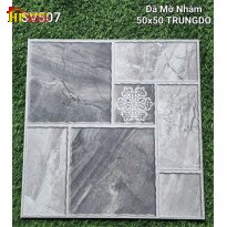GẠCH LÁT NỀN 50X50 VÂN ĐÁ CỔ ĐIỂN XÁM 507 CAO CẤP GIA RẺ