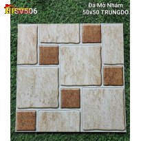 GẠCH LÁT NỀN 50X50 SÂN VƯỜN GIẢ CỔ 506 CAO CẤP GIÁ RẺ