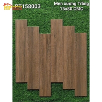 GẠCH LÁT NỀN 15X80 VÂN GỖ NÂU ĐẬM 158003 CAO CẤP GIÁ RẺ