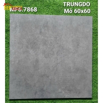 GẠCH LÁT NỀN 60X60 VÂN ĐÁ XÁM ĐẬM MATT 7868 CAO CẤP GIÁ RẺ