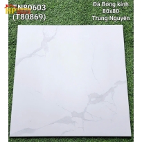 GẠCH LÁT NỀN 80X80 TRẮNG VÂN KHÓI TN80603 CAO CẤP GIÁ RẺ