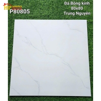 GẠCH LÁT NỀN 80X80 TRẮNG VÂN KHÓI 80805 CAO CẤP GIÁ RẺ
