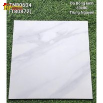 GẠCH LÁT NỀN 80X80 TRẮNG VÂN KHÓI TN80604 CAO CẤP GIÁ RẺ