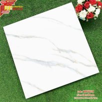 GẠCH LÁT NỀN 60X60 TRẮNG VÂN KHÓI VÀNG TRT6831 CAO CẤP GIÁ RẺ