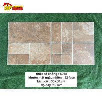 GẠCH TRANG TRÍ 300X600 GIẢ CỔ NÂU ĐẤT SÉT 6018 CAO CẤP GIÁ RẺ