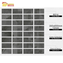 GẠCH TRANG TRÍ 30X60 GIẢ CỔ XÁM ĐẬM 6014 CAO CẤP GIÁ RẺ