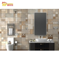 GẠCH TRANG TRÍ 300X600 GIẢ CỔ HOA VĂN NÂU 6016 CAO CẤP GIÁ RẺ