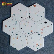 GẠCH LÁT NỀN 200X230 LỤC GIÁC ĐÁ MÀI ĐA SẮC CAO CẤP GIÁ RẺ