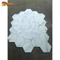 GẠCH LÁT NỀN 200X230 LỤC GIÁC TRẮNG KHÓI CAO CẤP GIÁ RẺ