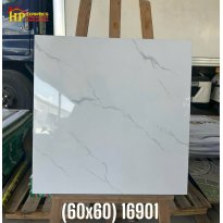 GẠCH LÁT NỀN 60X60 TRẮNG VÂN KHÓI 16901 CAO CẤP GIÁ RẺ