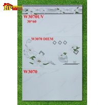 GẠCH ỐP TƯỜNG 30X60 TRẮNG VÂN KHÓI 3070 CAO CẤP GIÁ RẺ