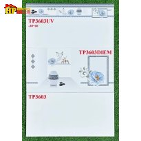 GẠCH ỐP TƯỜNG 30X60 TRẮNG TRƠN ĐIỂM BÔNG XANH CAO CẤP GIÁ RẺ