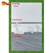 GẠCH ỐP TƯỜNG 30X60 VÂN ĐÁ XÁM ĐẬM LỢT ĐIỂM BÔNG SỨ 3079 CAO CẤP GIÁ RẺ