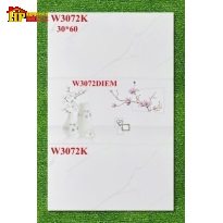GẠCH ỐP TƯỜNG 30X60 TRẮNG VÂN KHÓI ĐIỂM BÔNG ĐÀO 3072 CAO CẤP GIÁ RẺ