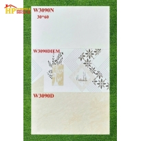 GẠCH ỐP TƯỜNG 30X60 VÂN ĐÁ VÀNG ĐẬM LỢT ĐIỂM BÔNG 3090 CAO CẤP GIÁ RẺ