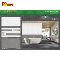GẠCH ỐP TƯỜNG 30X60 VÂN ĐÁ XÁM MỜ ĐIỂM CÁ TÍNH 39806 CAO CẤP GIÁ RẺ